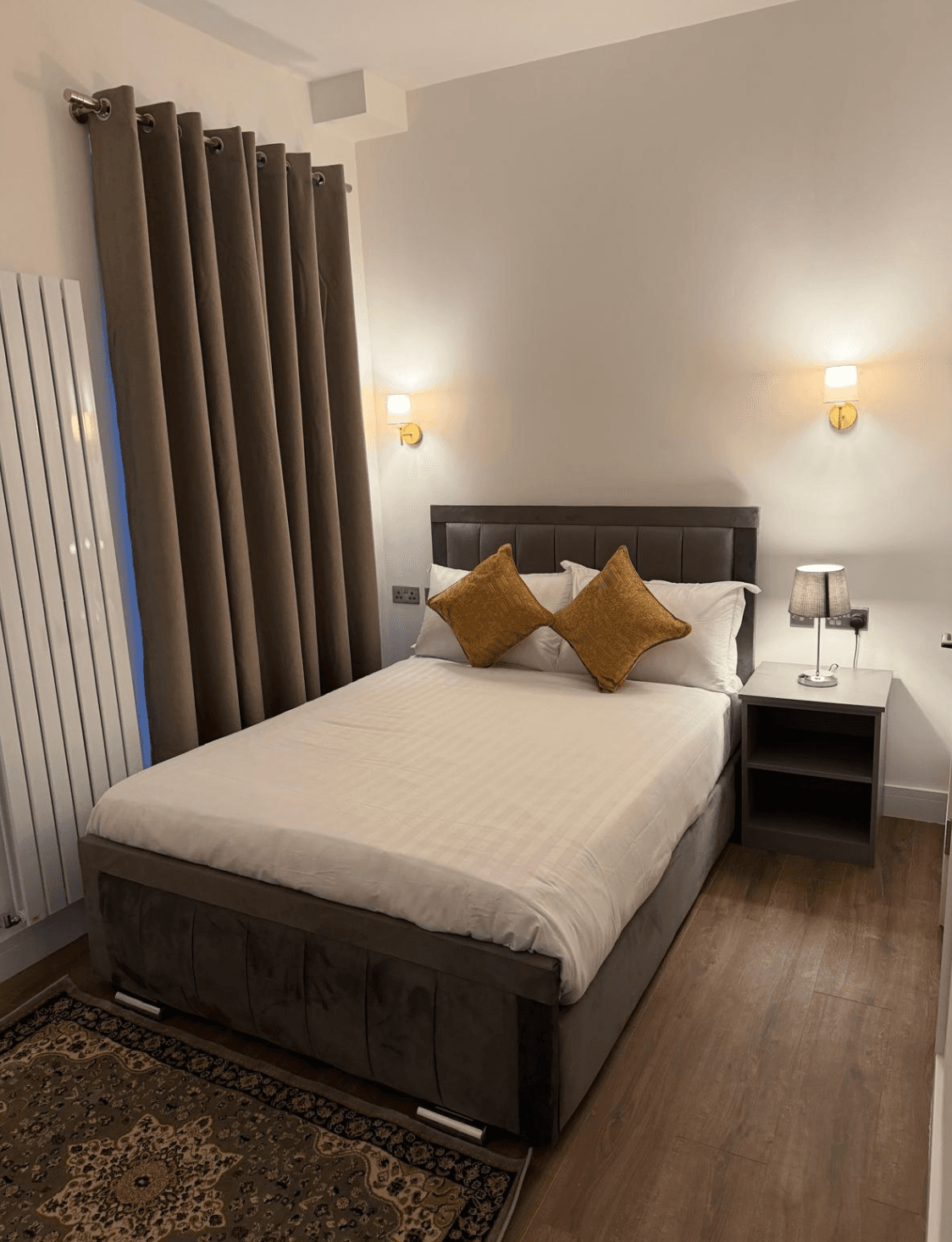 Bedroom — evening warm lighting