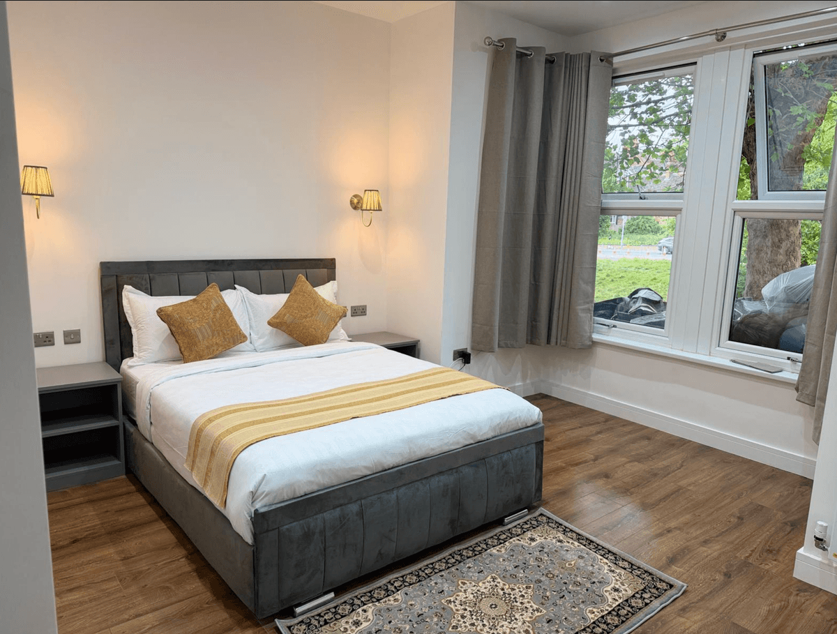 Bedroom with natural light